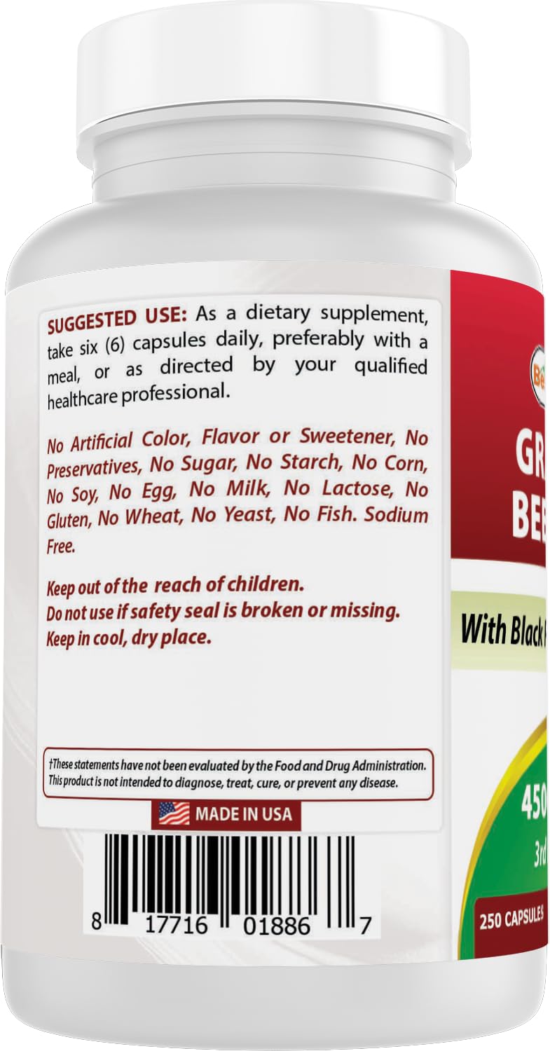 Best Naturals Grass Fed Beef Liver Capsules 250 Count
