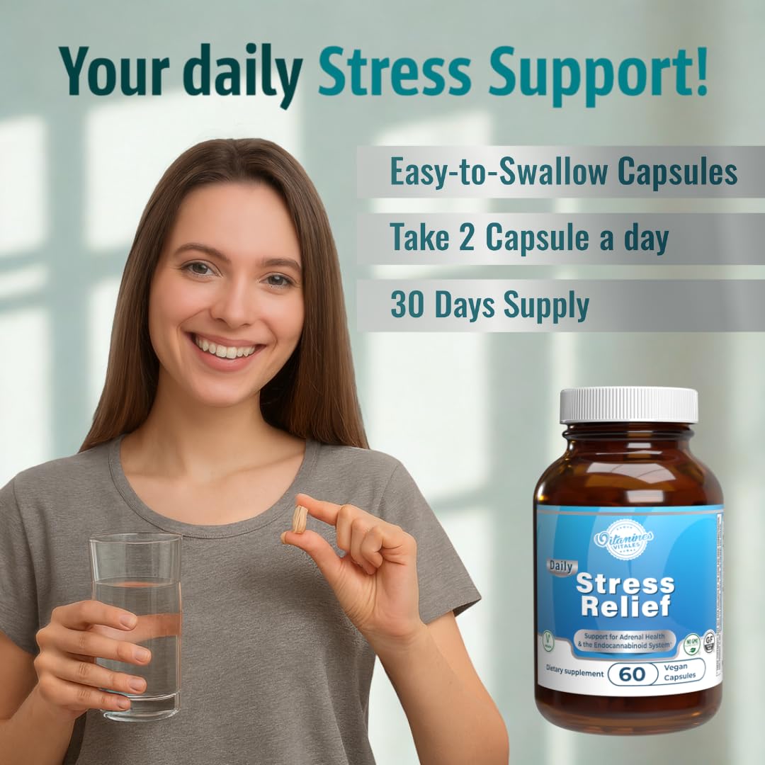 Vitamines Vitales Stress Relief Capsule 60 Count