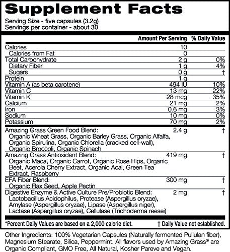 Amazing Grass Green SuperFood Original Tablet, 150 Tablets