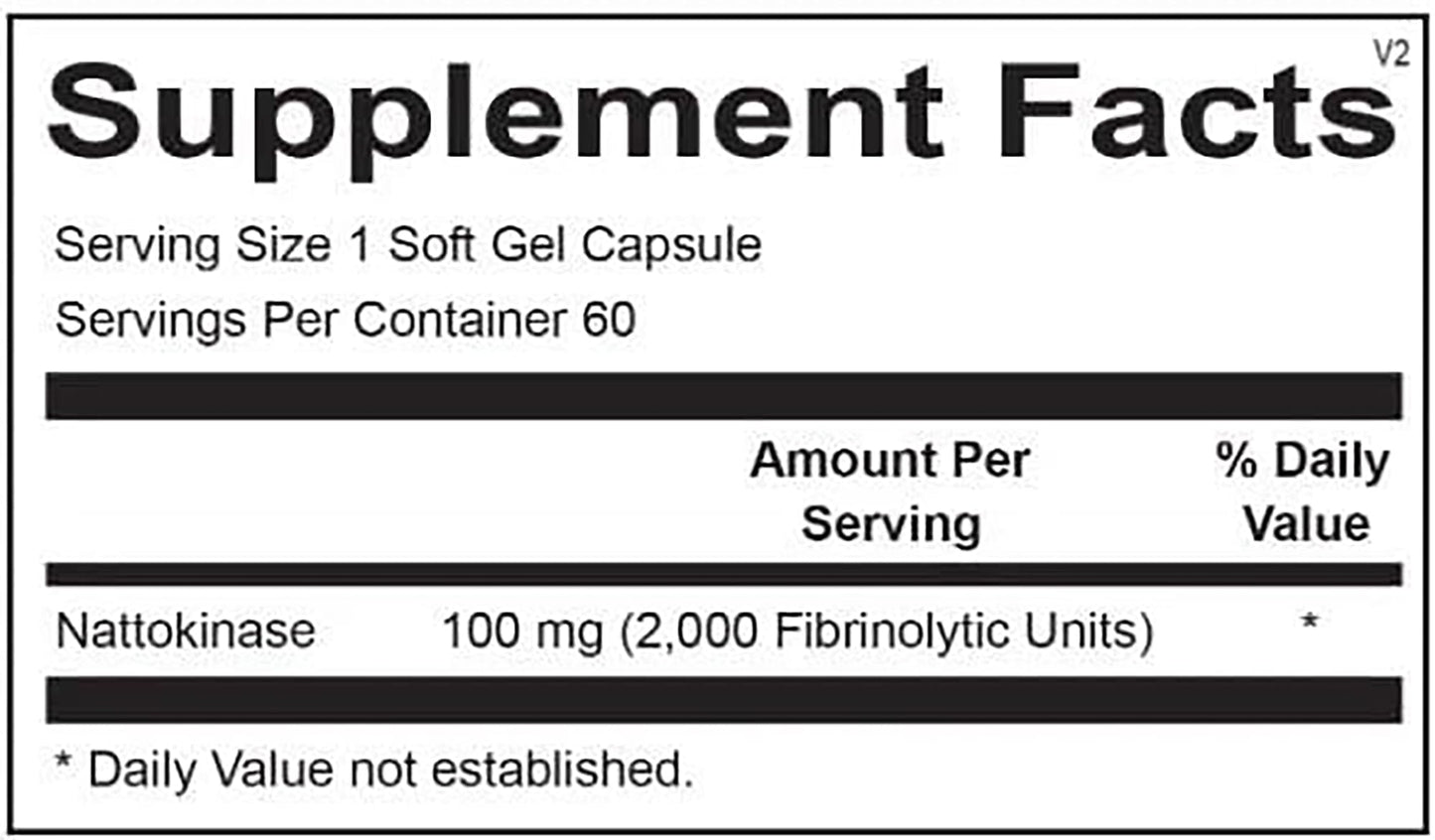 THE SOURCE MATTERS Bonatto Nattokinase Dietary Supplement Softgel 60 Count