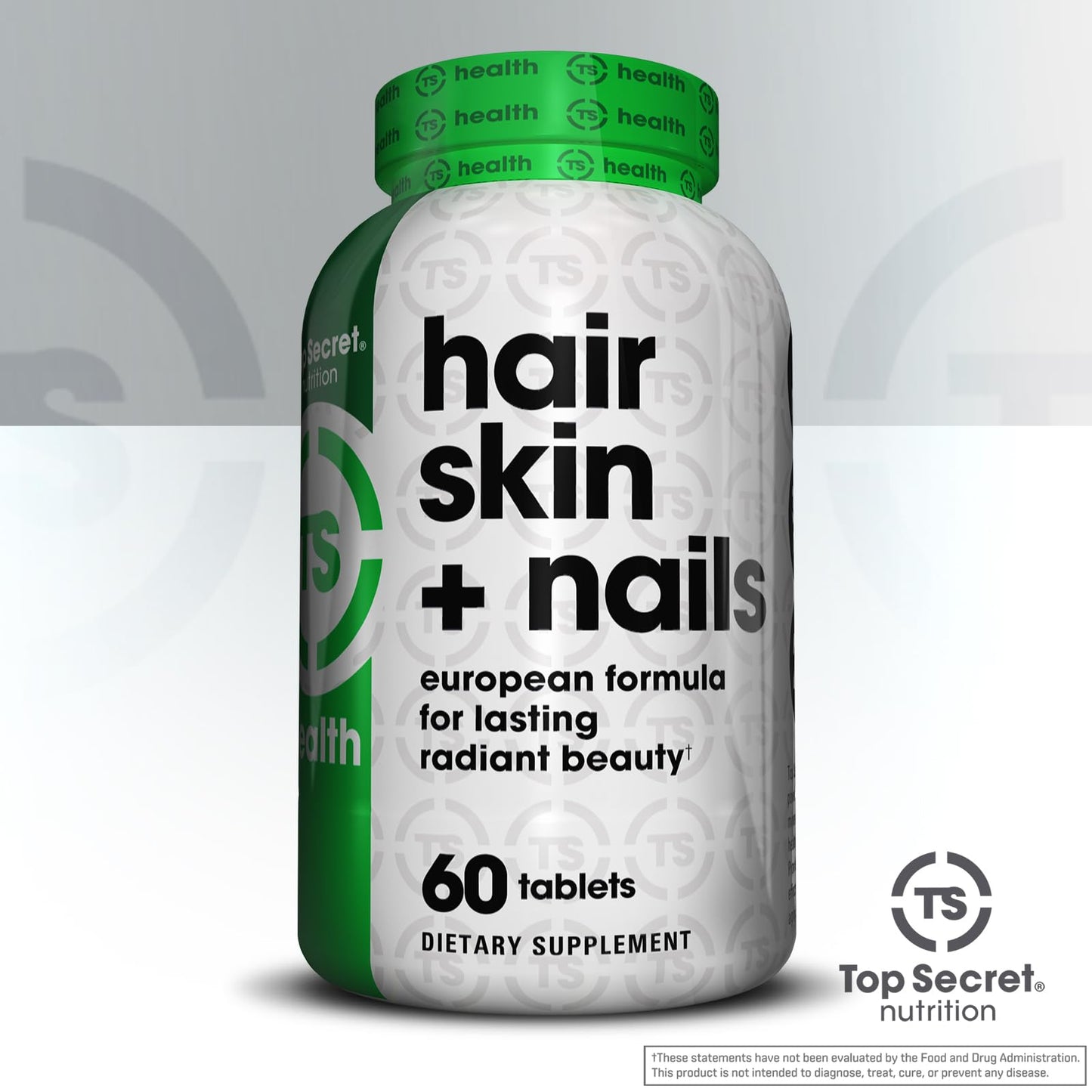 Top Secret Nutrition Hair Skin + Nails 60 Tablets