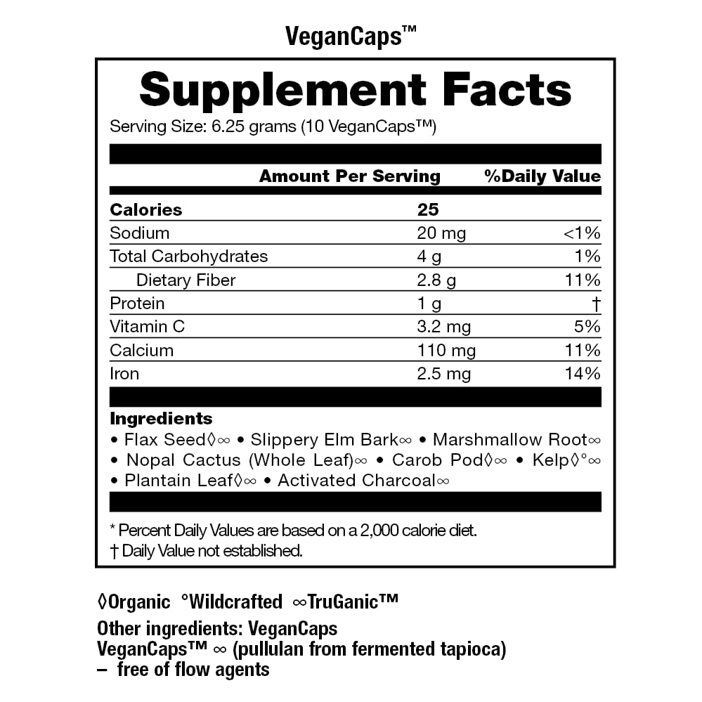 HEALTHFORCE SUPERFOODS Intestinal Drawing Formula Capsules 105