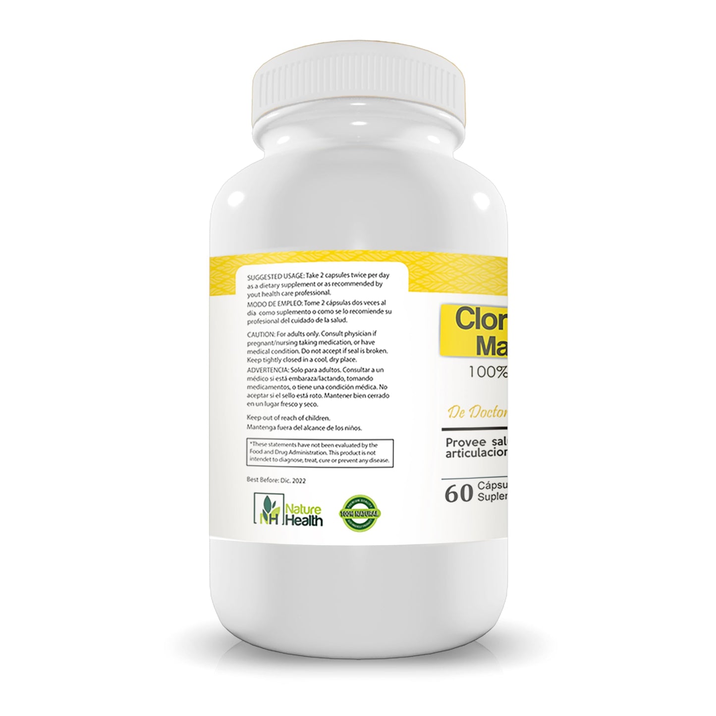 Nature Health Magnesium Chloride Capsules 90 Count