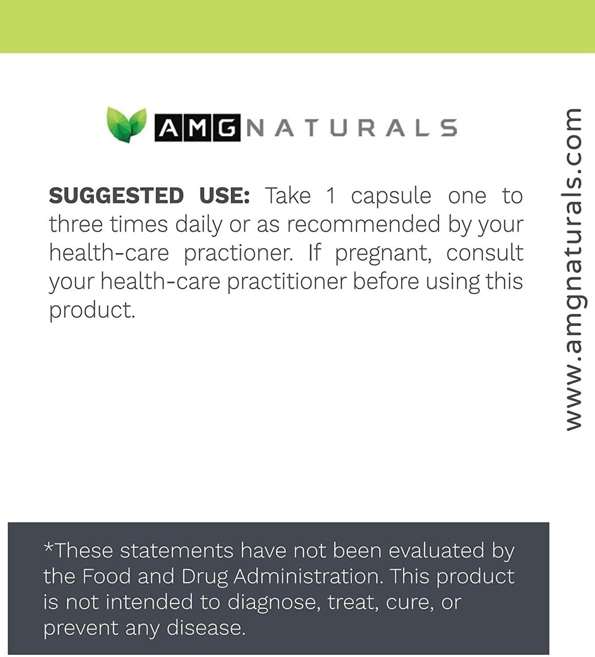 AMG Naturals Chinese Coptis (Coptis chinensis) Capsules, 60 Count