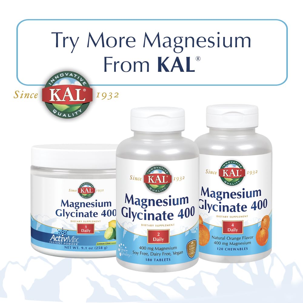 KAL Malic Acid with Magnesium Tablets, 120 Count