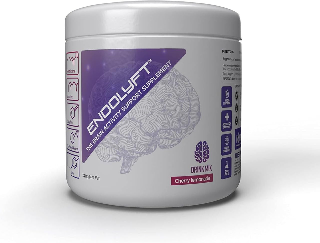 UltraCur Endolyft Amino Acid Powder Supplement, DL-Phenylalanine Blend, Powder, 12 Servings