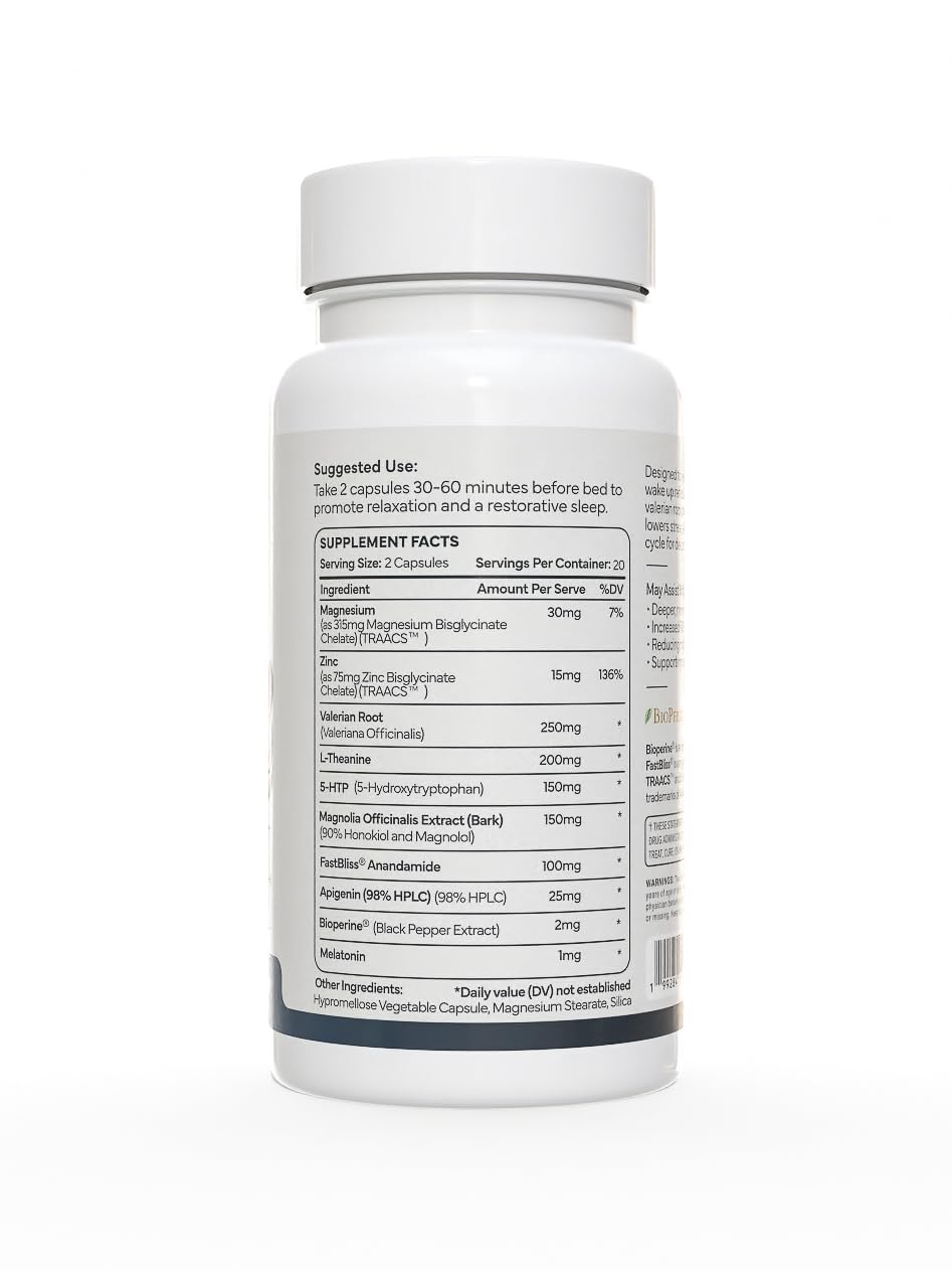 Solva Sleep Support Capsule, 40 Count