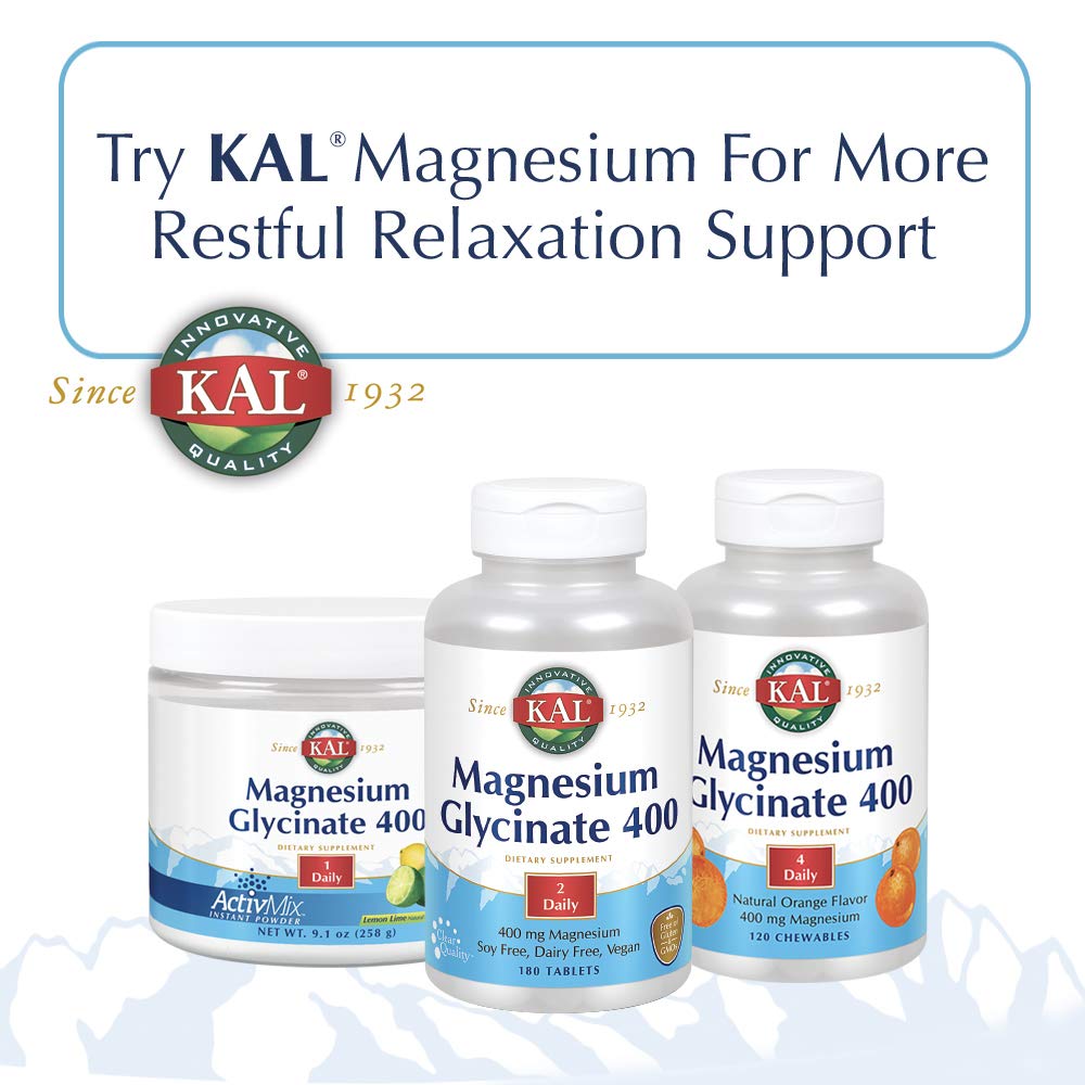 KAL Melatonin 5 mg Lemon Tablets, 30 Count