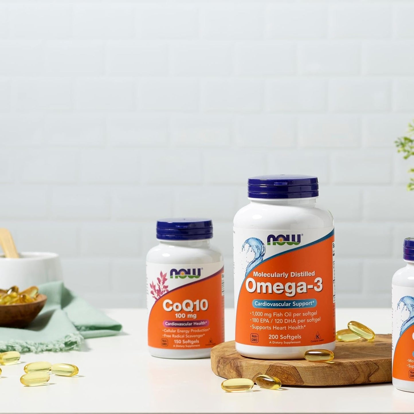 NOW Foods CoQ10 (Coenzyme Q10) 100 mg Softgel 200