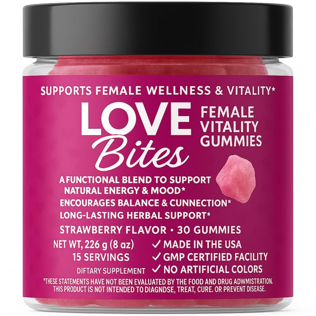 Generic Love Bites for Female Passion Gummies Chewable 30 Count