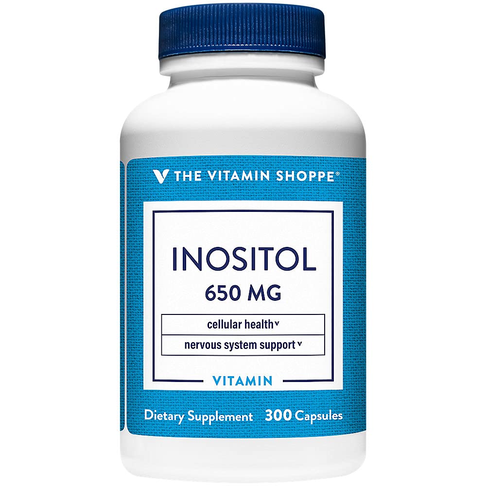 The Vitamin Shoppe Inositol 650MG Capsule, 300 Count