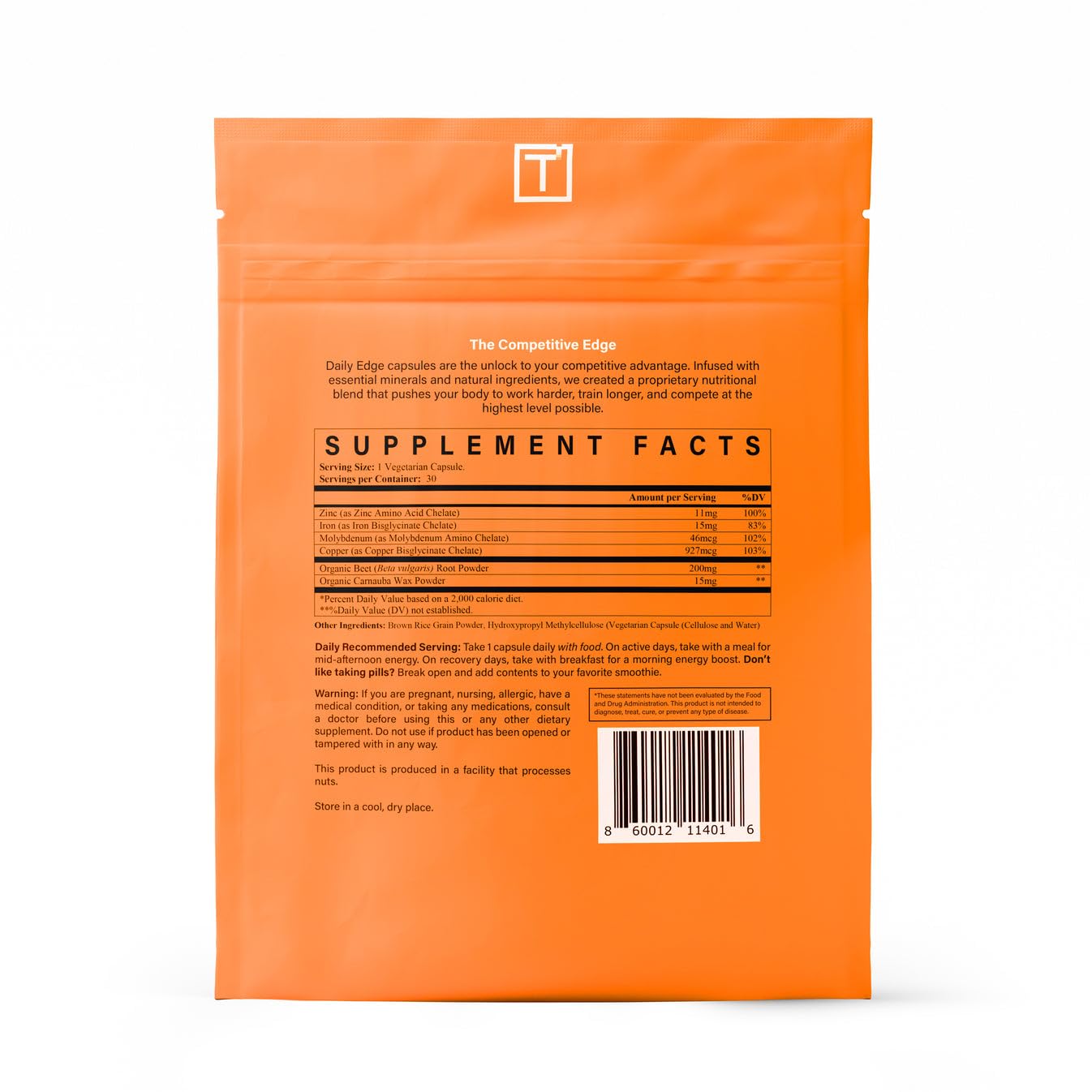 THREAD Performance Daily Edge Capsules, 30 Capsules