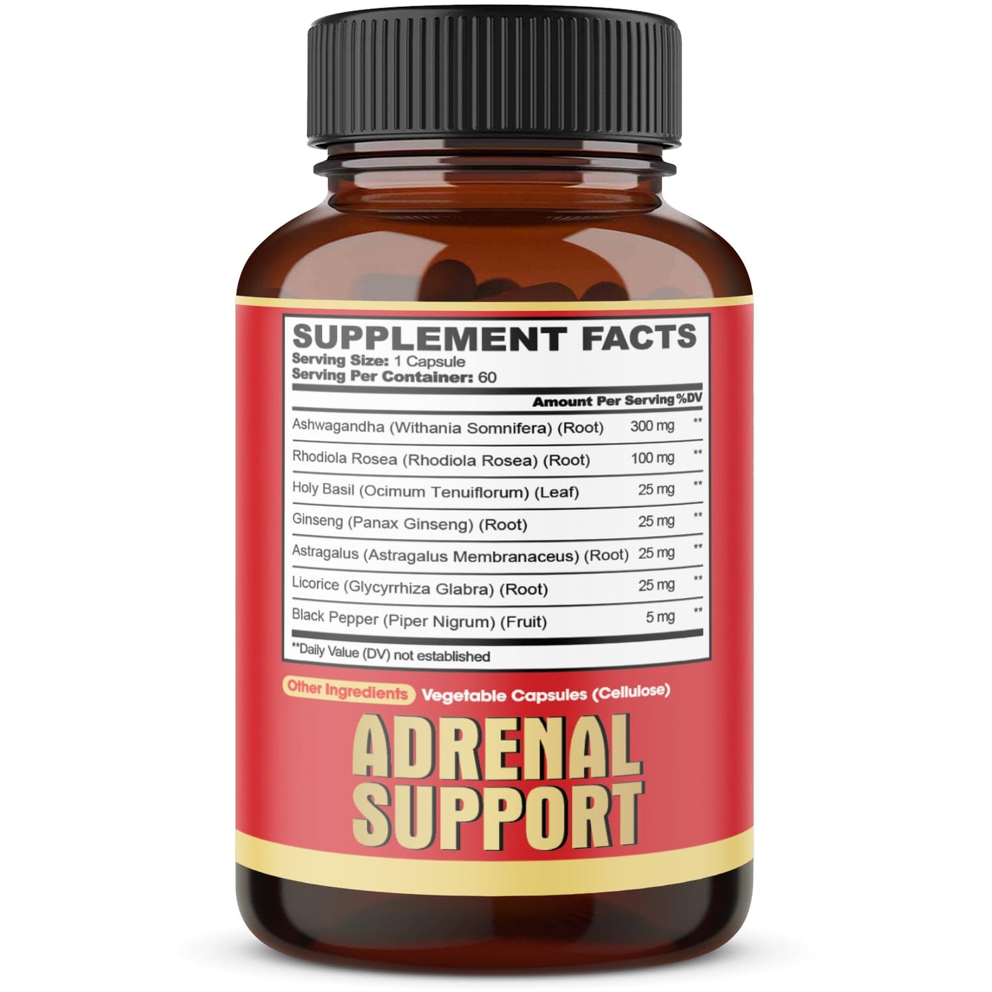 agobi 7in1 Adrenal Support Supplement Capsules, 60 Count