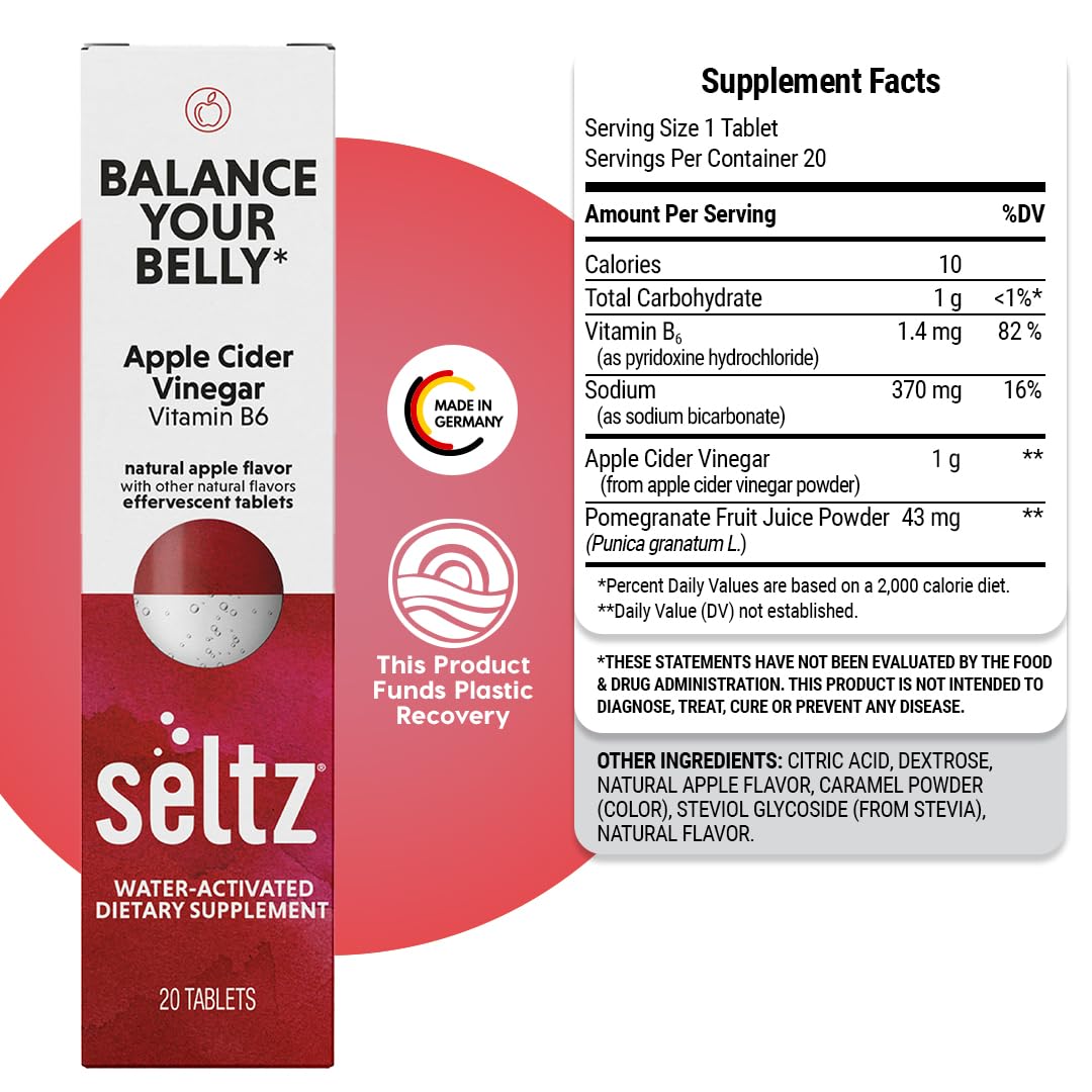 Seltz Balance Your Belly Tablets, 20 Tablets