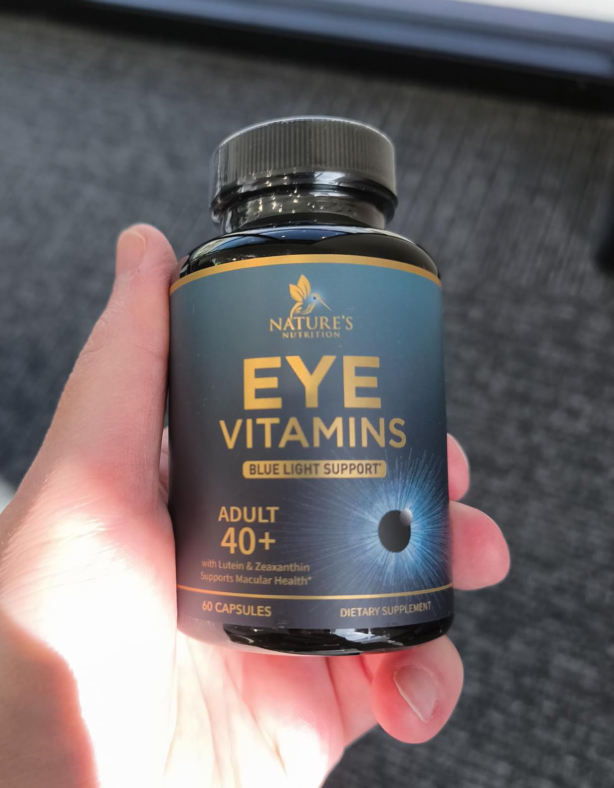 Nature's Nutrition Eye Health Vitamin with Lutein and Zeaxanthin Capsules, 60 Count