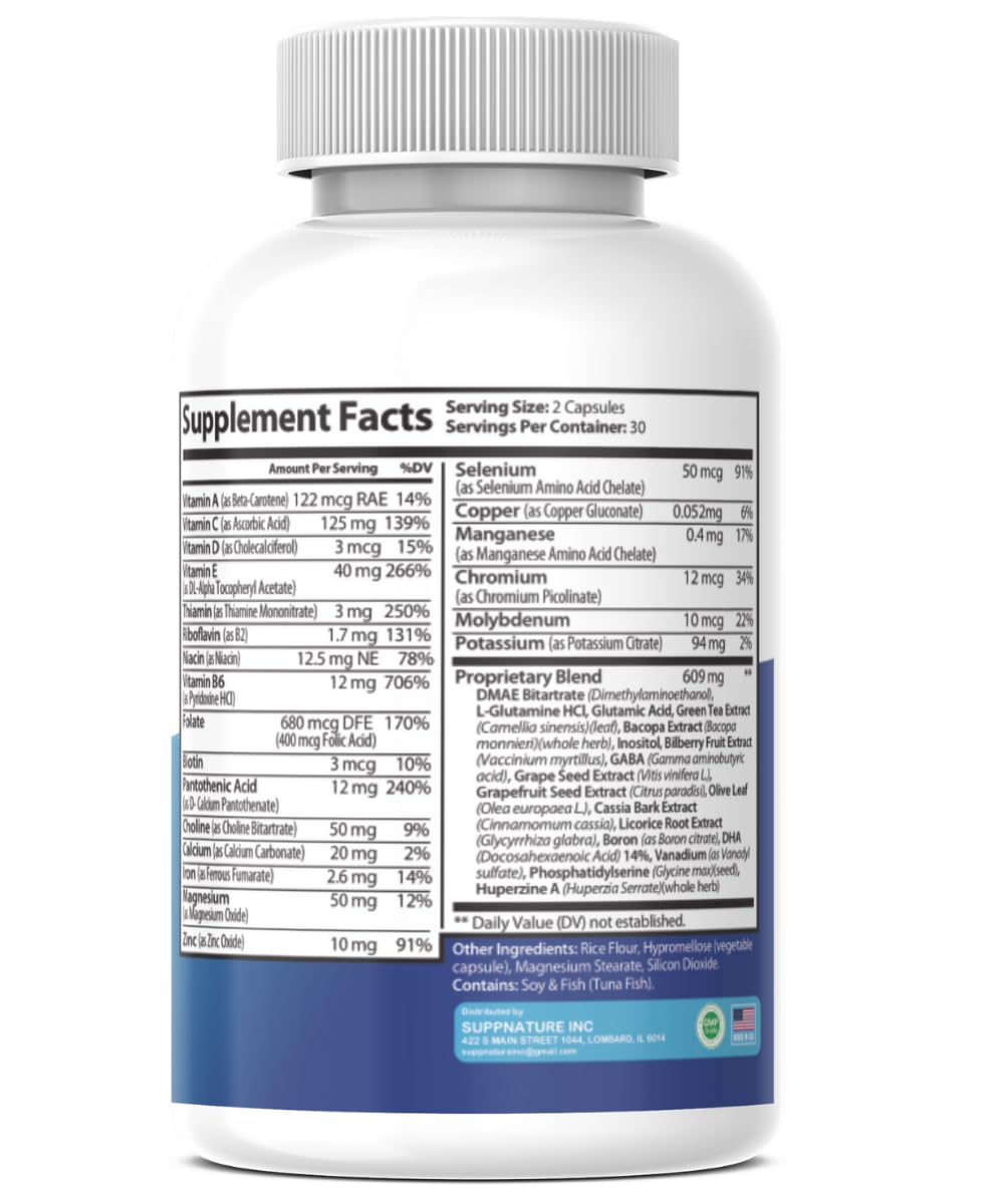 SuppNature Cognicare Pro Capsules, 60 Count