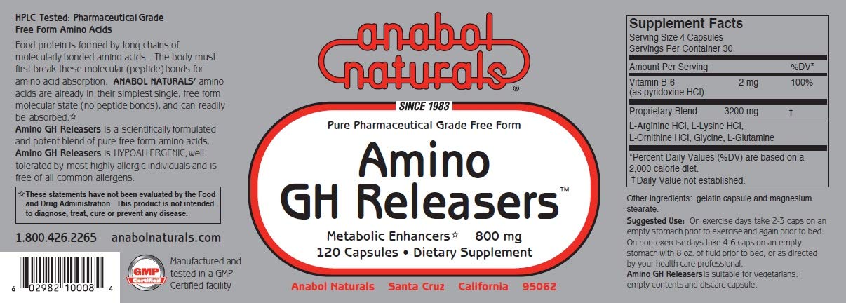 Anabol Naturals Meta GHR Stack, 240 Capsules