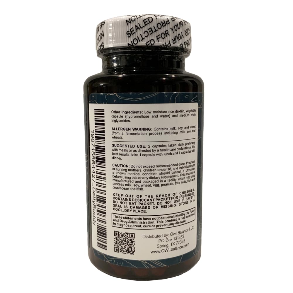 OWL Balance Belly Buddy Advanced Gut Health Support Capsule, 1 Count