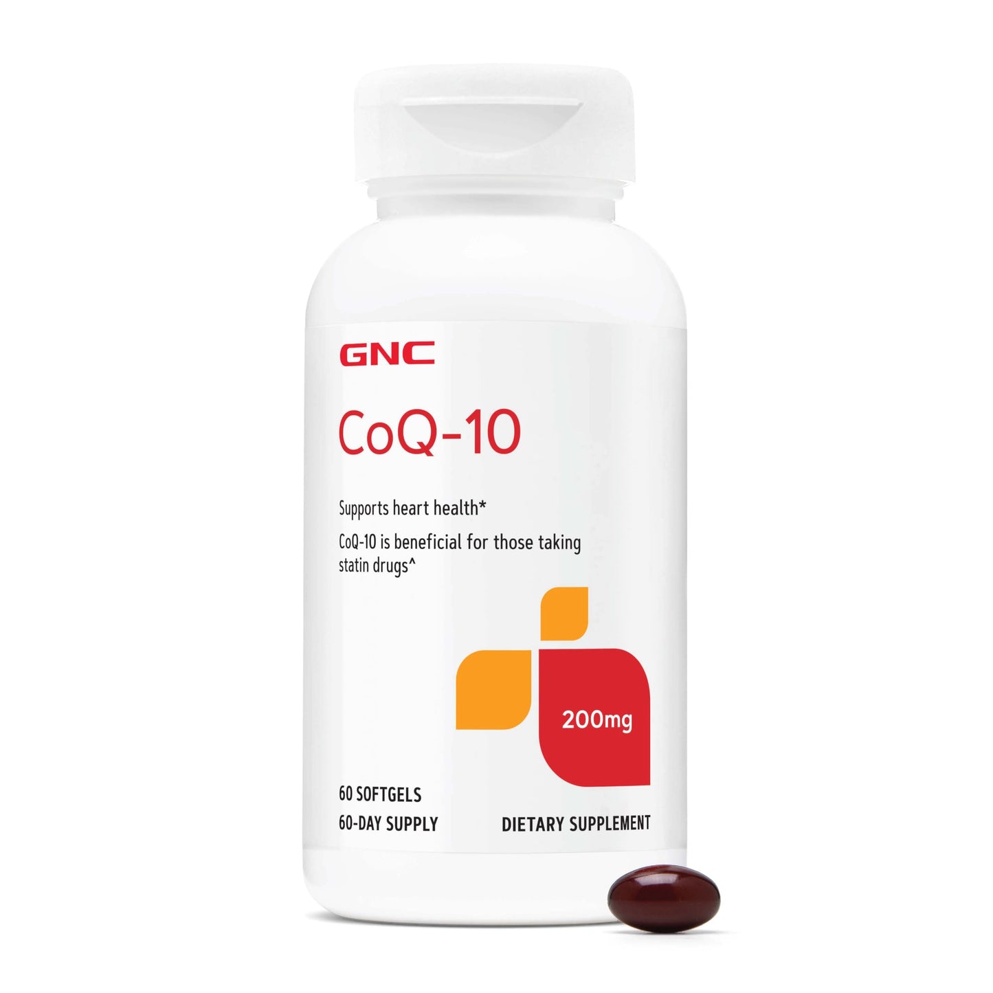 GNC CoQ10 100mg Softgels, 60 Count