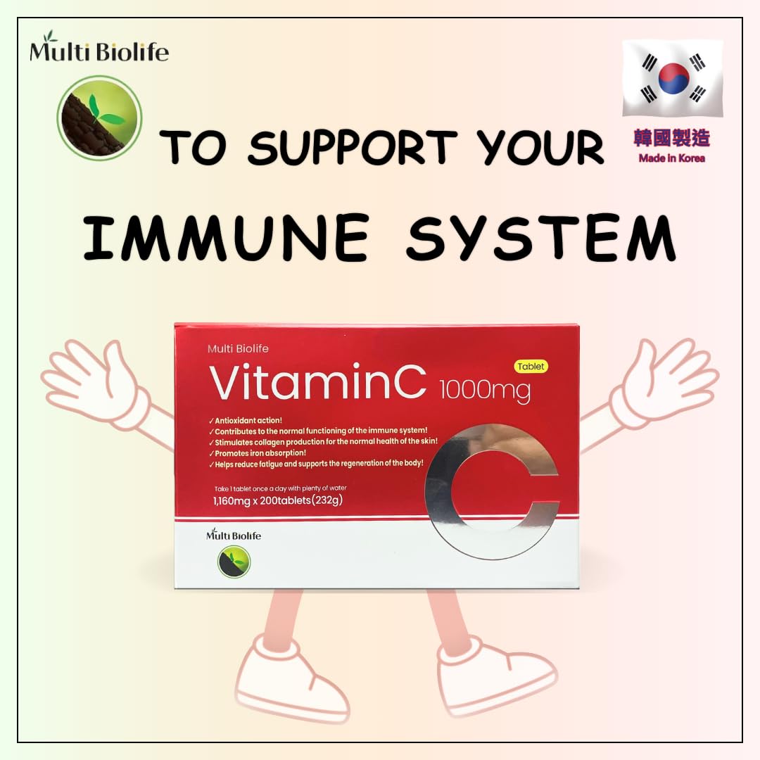 Multi Biolife Vitamin C 1000mg Tablet 200 Tablets