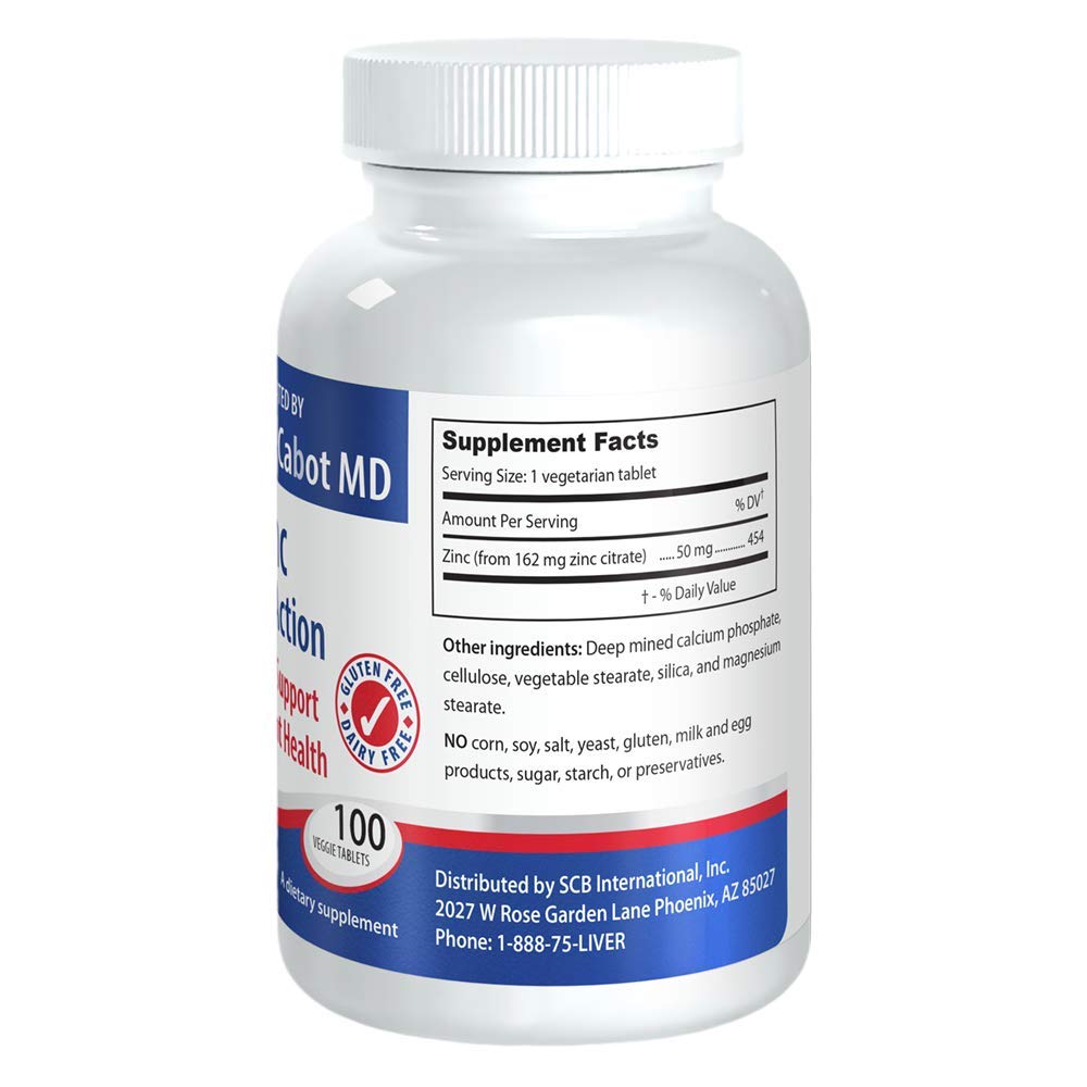 Liver Doctor Zinc 100 Tablets