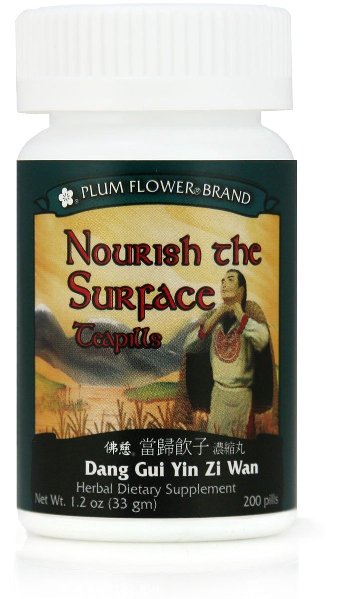 Plum Flower Nourish the Surface Teapills (Dang Gui Yin Zi Wan) 200 Capsules