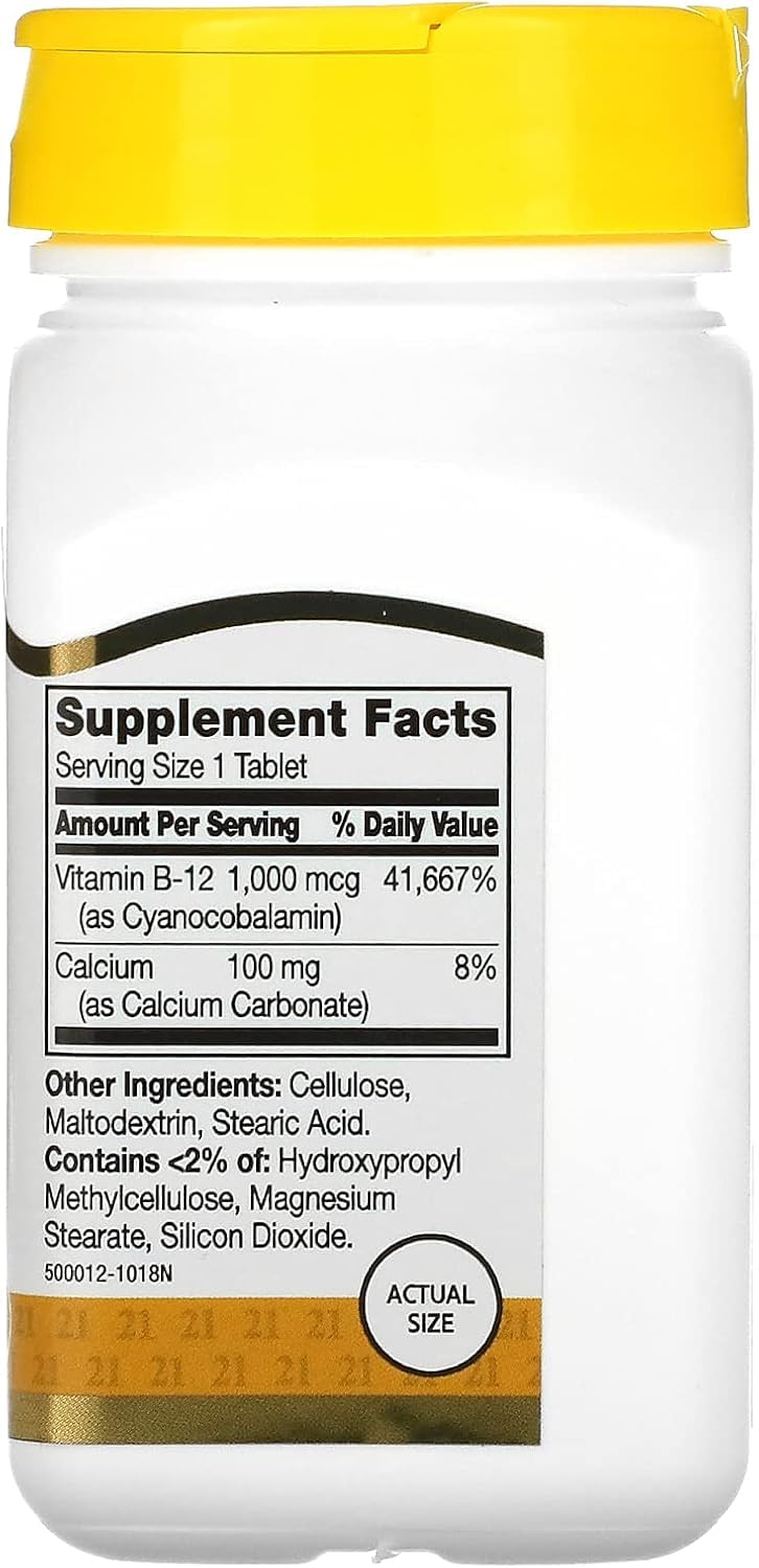 21st Century B-12 1000mcg Prolonged Release 330 Tablets