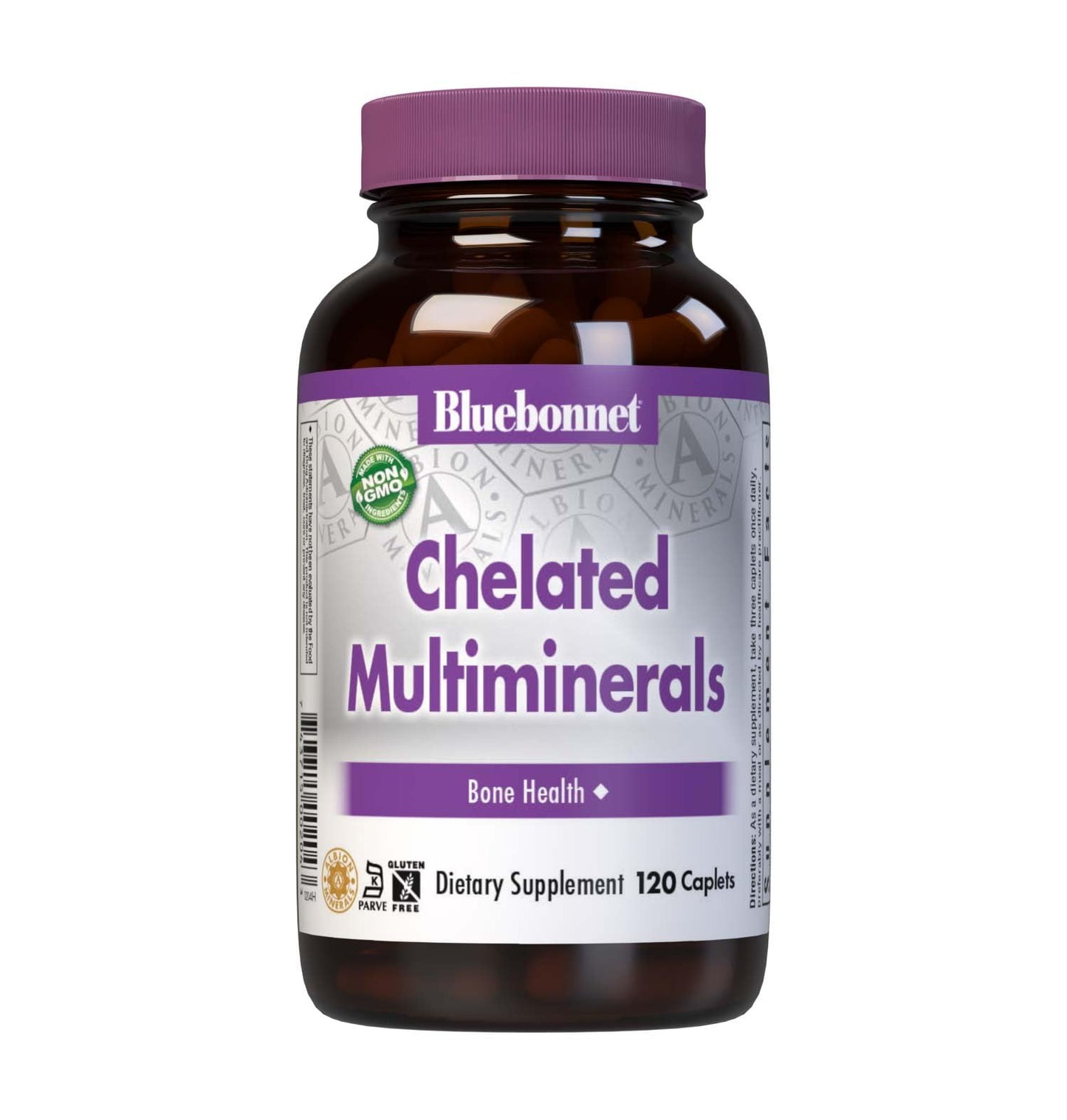 BlueBonnet High Potency Chelated Multiminerals Caplets 120