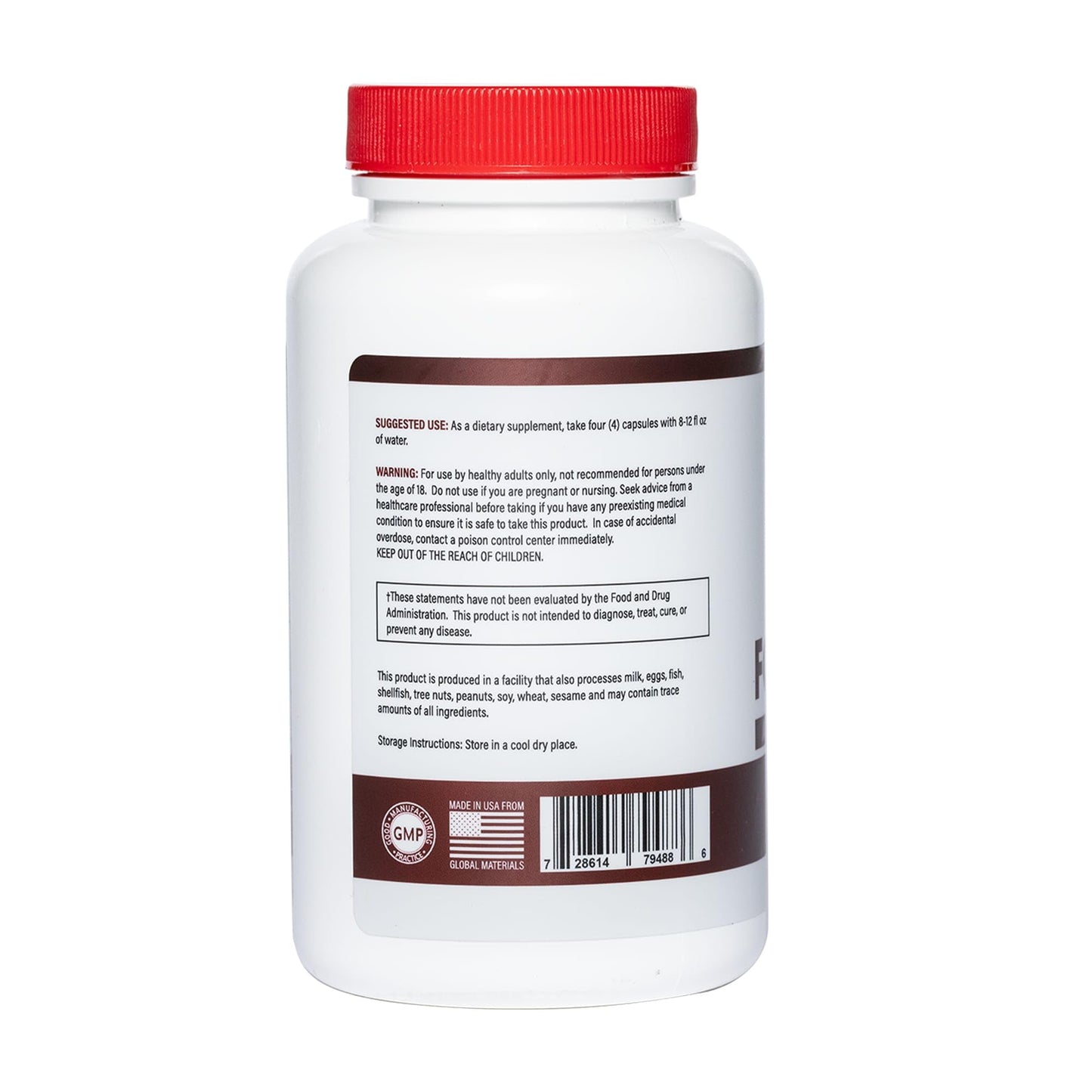 Leviathan Wellness Fortitude Male Sex Enhancer Libido Booster Capsule 90 Count