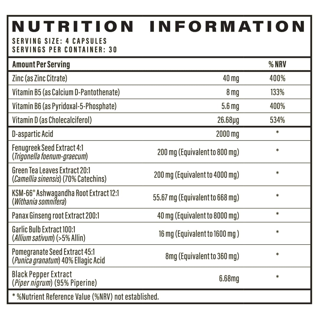 TestoPrime Testosterone Booster for Men Capsules 120