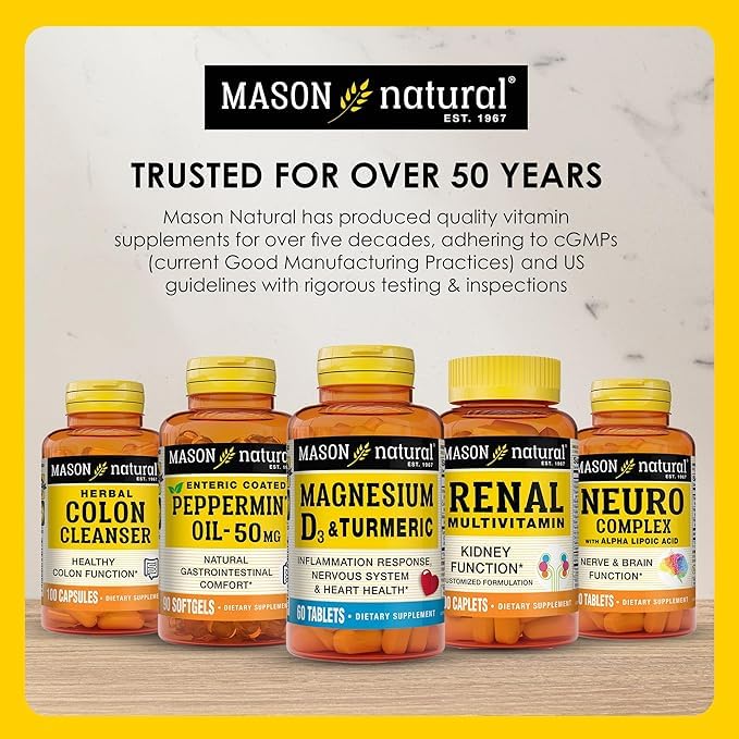 Mason Natural Cinnamon 1000 mg Capsules, 300 Count