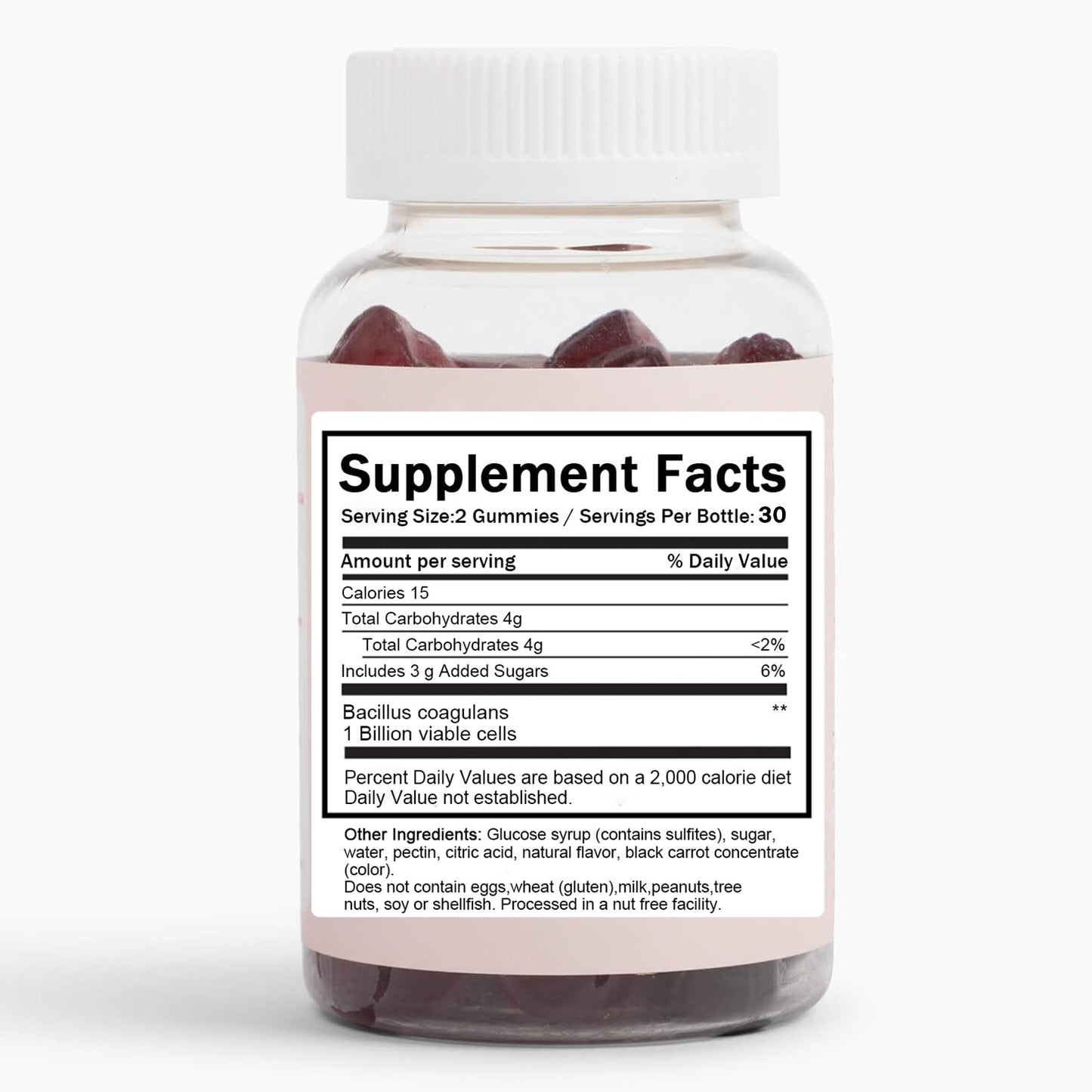 6525080 Clean Prebiotic Fiber Gummy, 1 Count