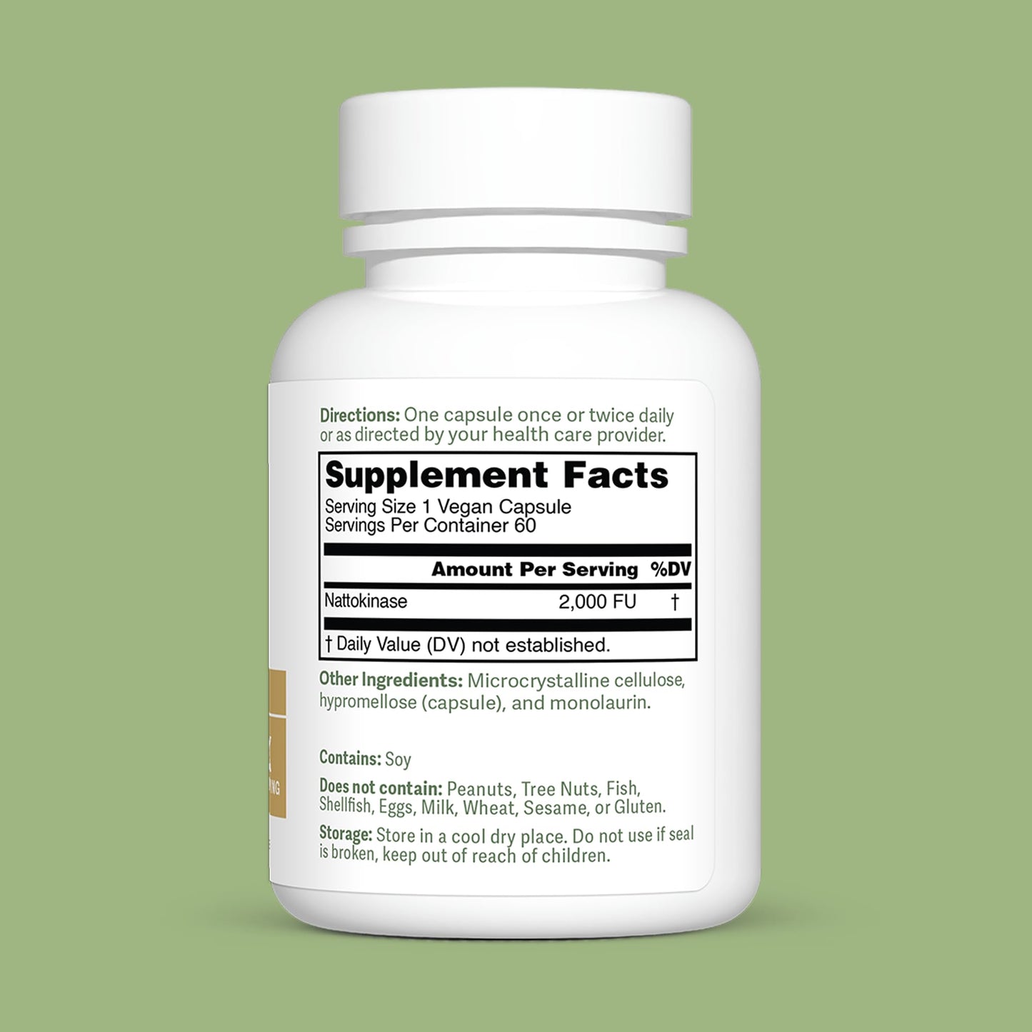 Dr. Murray Natural Products Ultra Clean Nattokinase Capsules, 60 Count