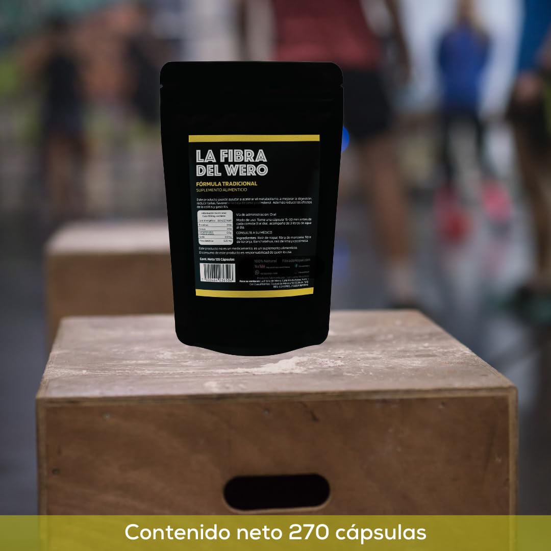 La Fibra del Wero Cactus Fiber with Pink Grapefruit Capsule, 1 Capsule