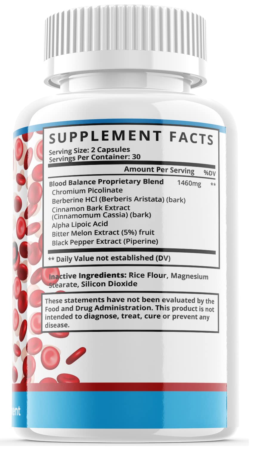 GLUCONITE #1 xp Natural Extra Strength Non Habit Forming, Supports Healthy Levels, Premium Blood Formula Capsules 60