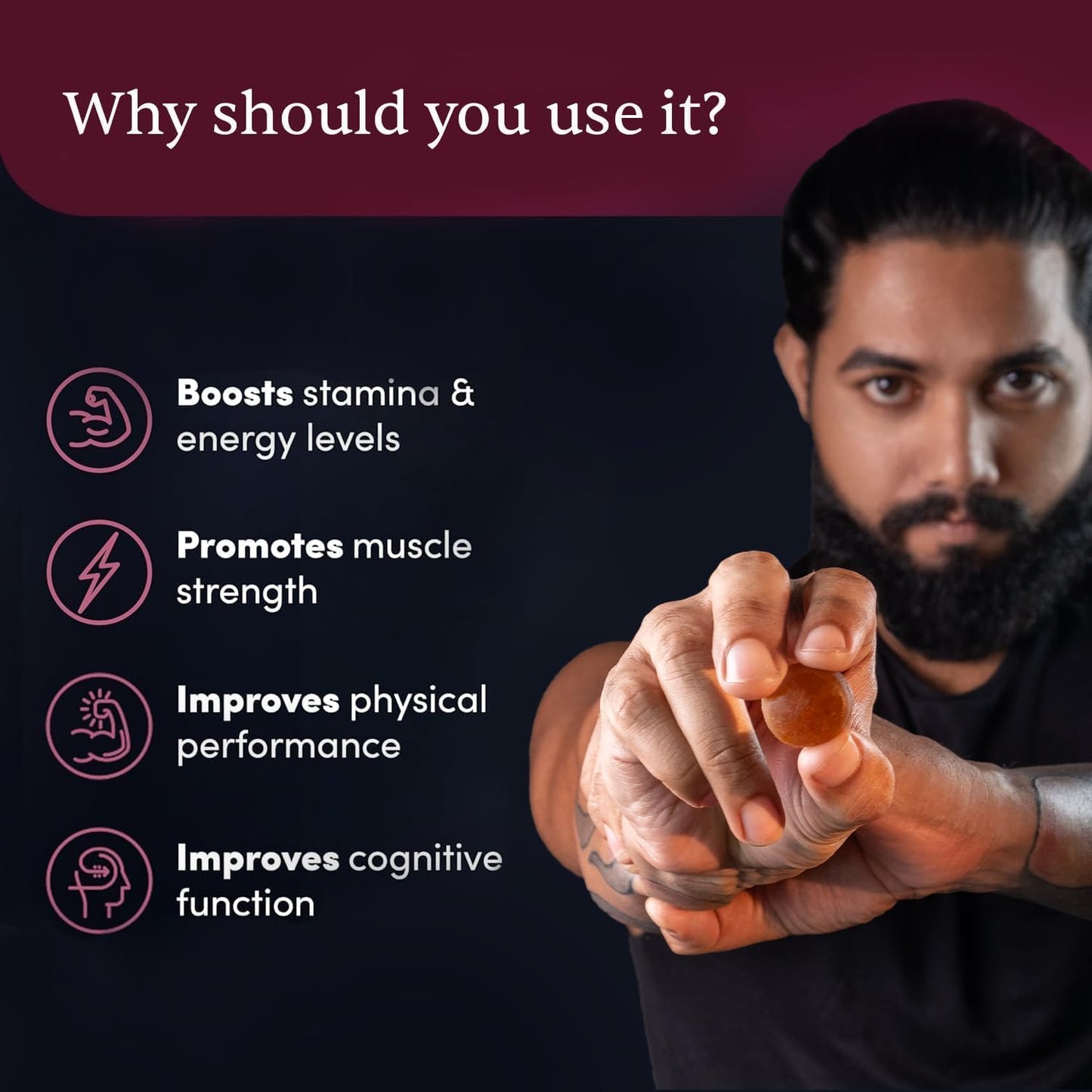 Generic Man Matters Shilajit Gummies for Men, 30 Gummies