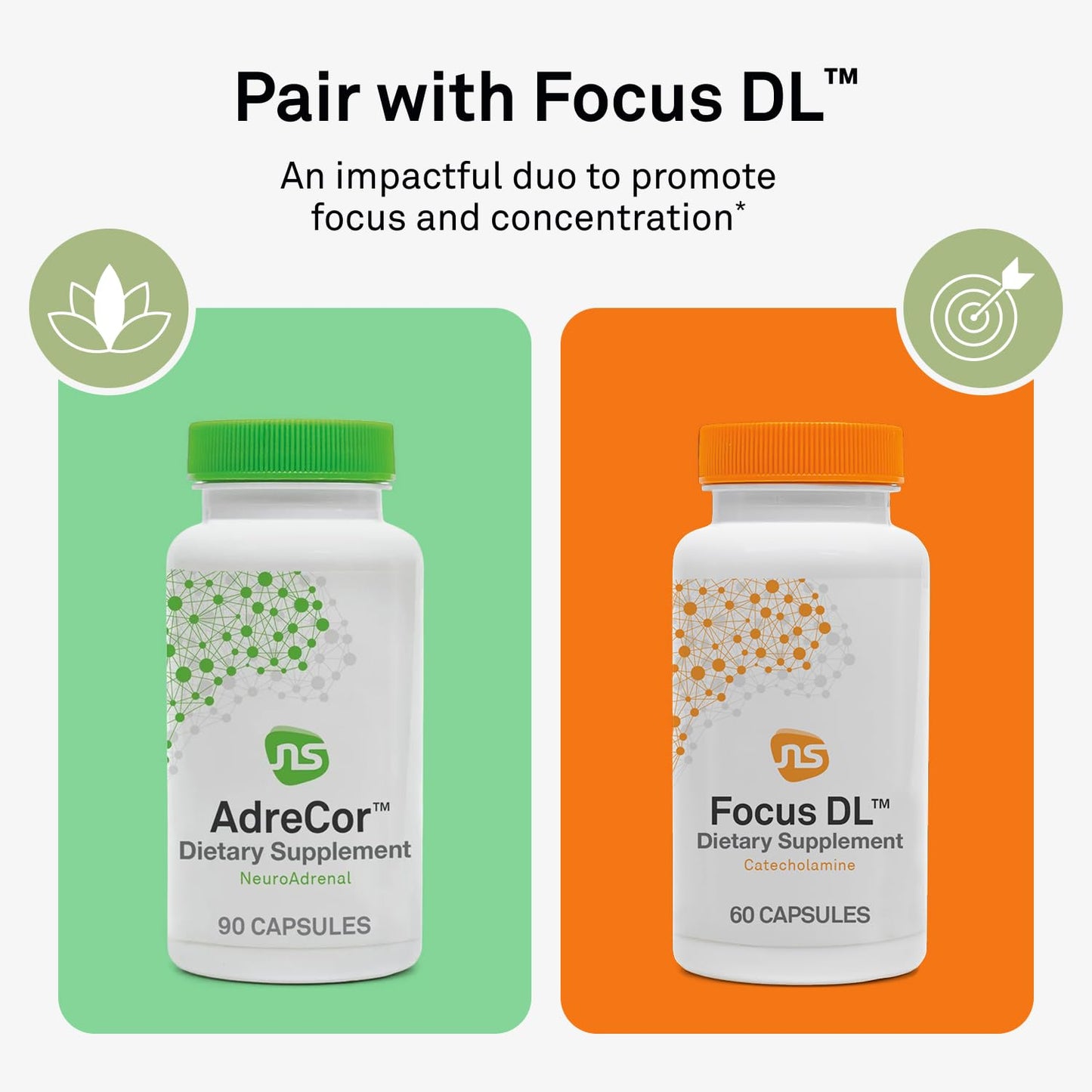 NeuroScience AdreCor Adrenal Support Capsule, 90 Count