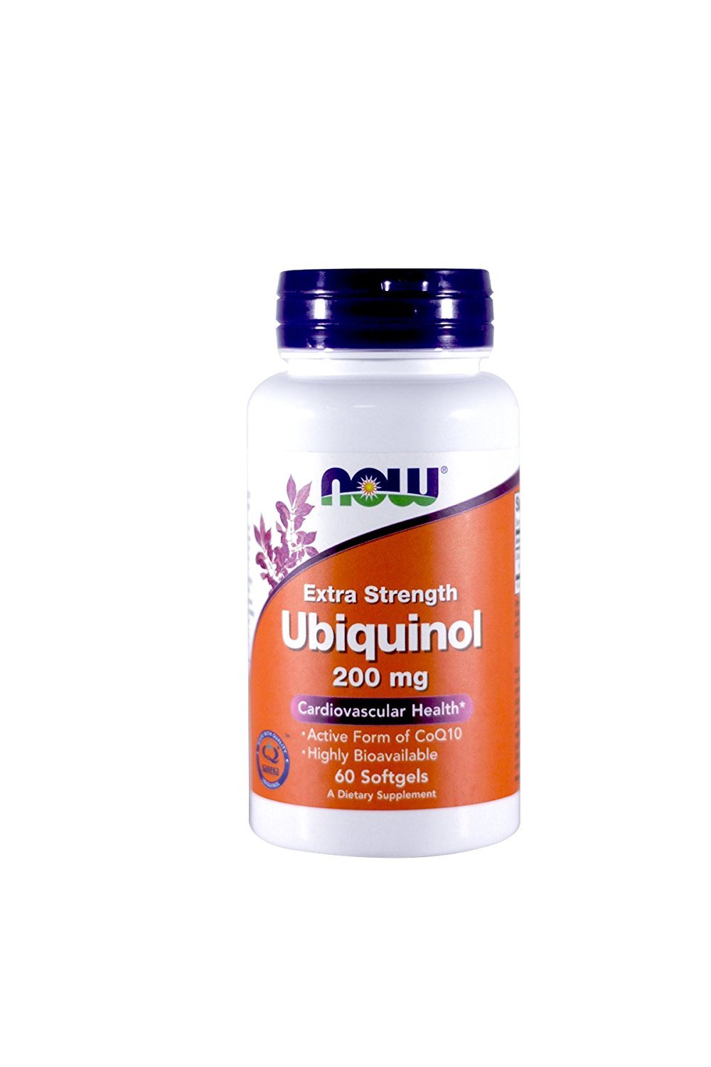 NOW Foods Ubiquinol 200 mg Extra Strength Softgels, 120 Softgels
