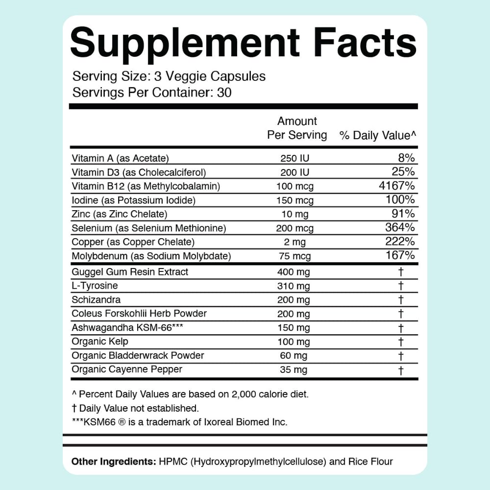 Divine Health Thyroid Zone Capsule, 1 Count