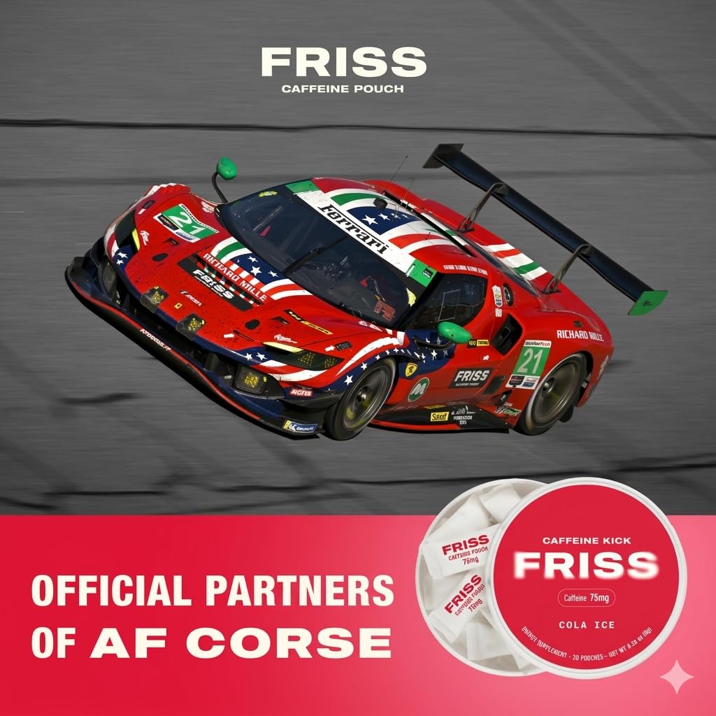FRISS Caffeine Pouch Chewable 100mg 1 Count