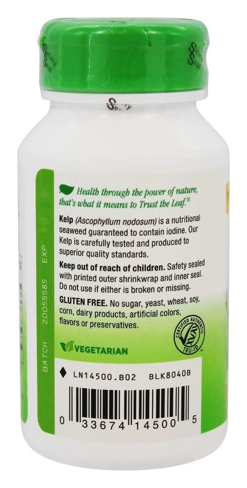 Nature's Way Kelp Capsule, 100 Capsules