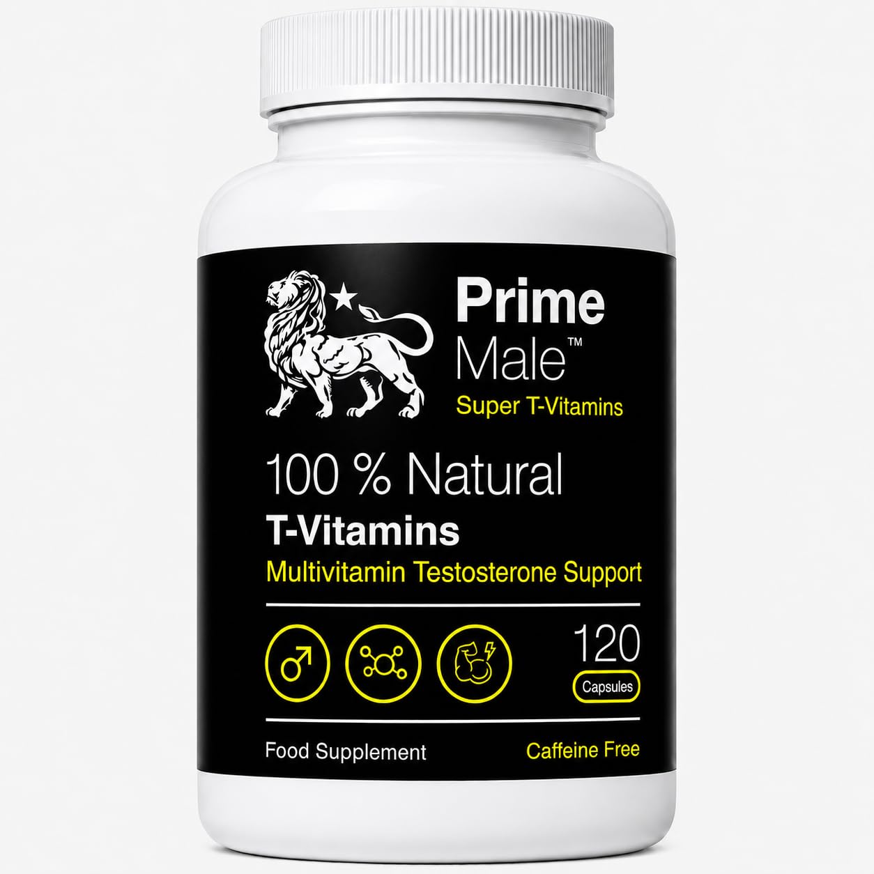 Prime Male T-Vitamins Advanced Multivitamin for Men Capsule, 120 Capsules