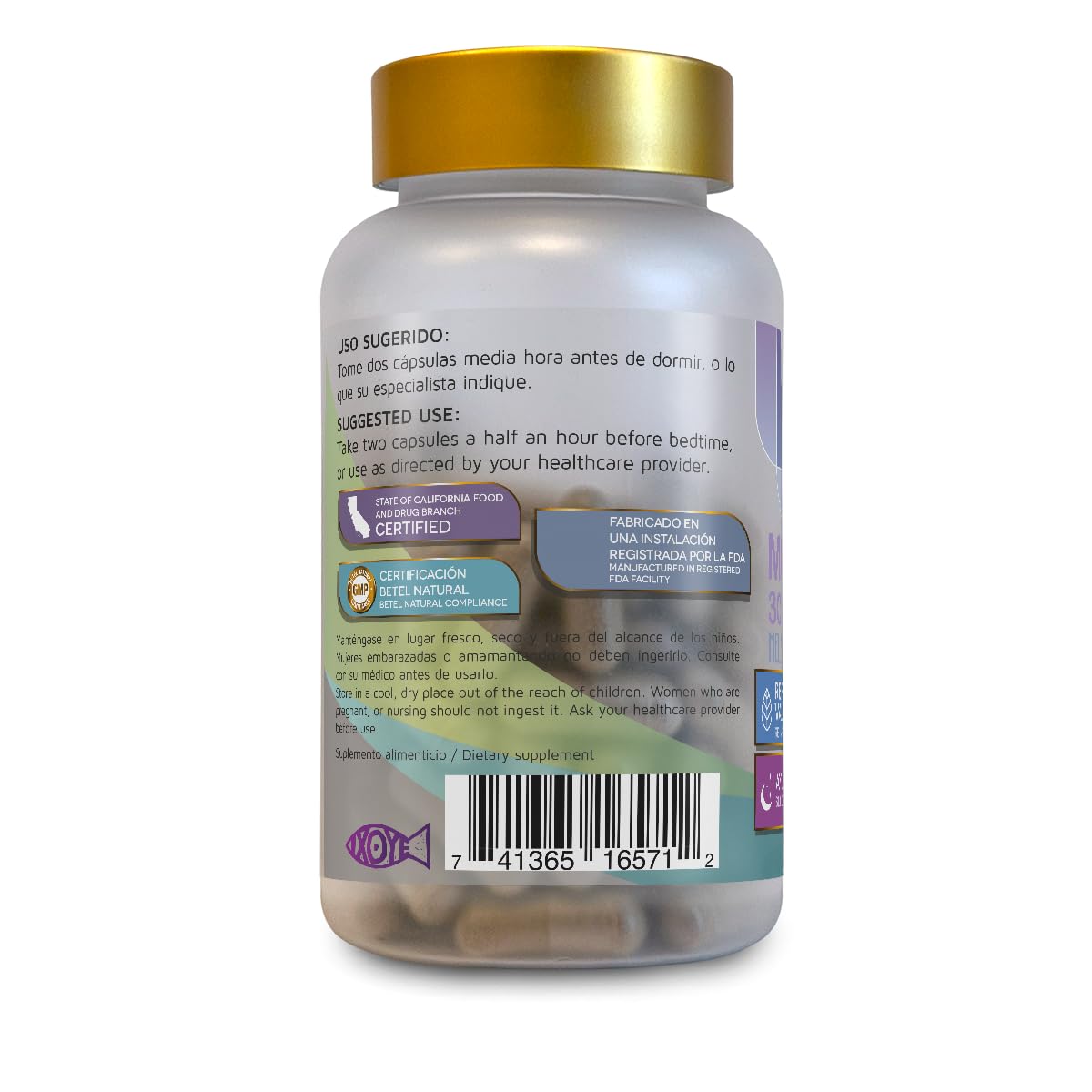 Betel Natural Melatonin with Valerian Capsule, 1 Count