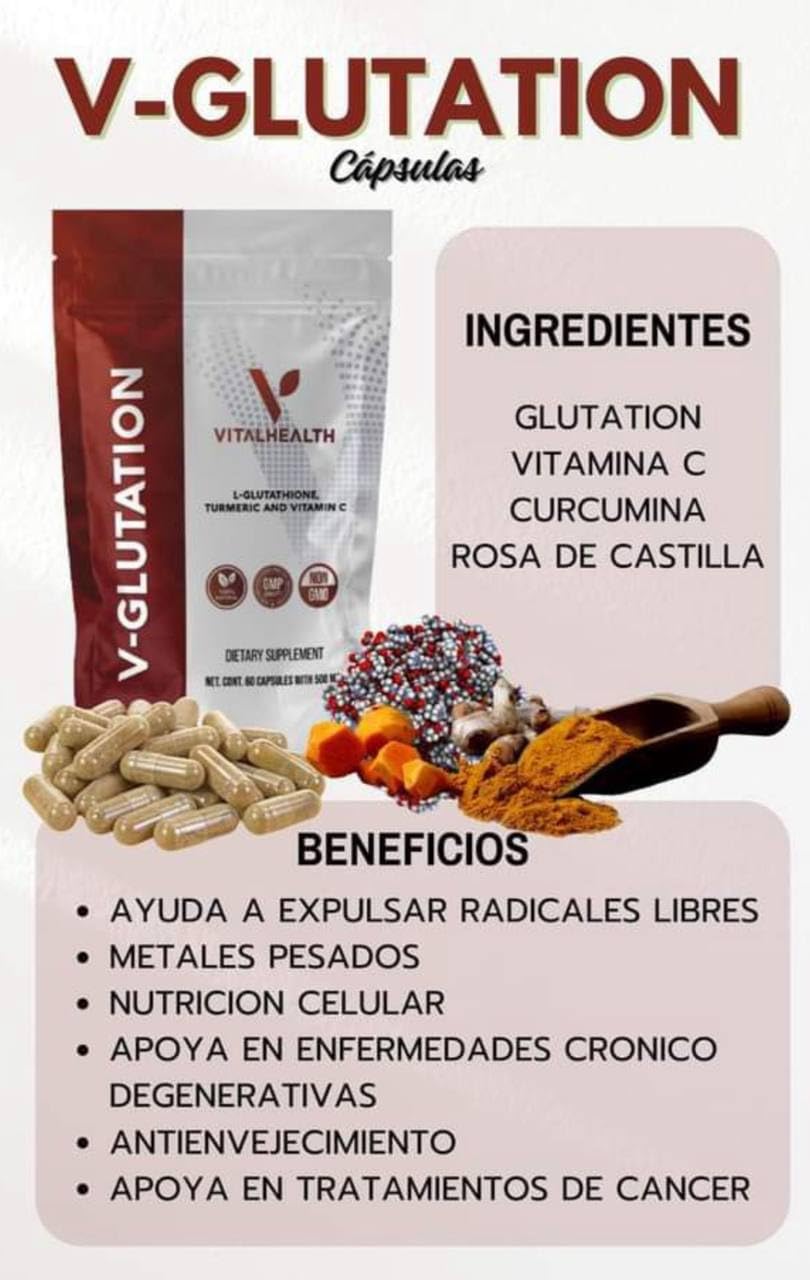 Generic V-Glutation Turmeric and Vitamin C Supplement Capsule, 60 Count