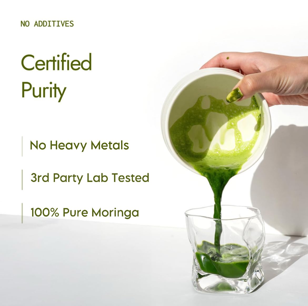 LEAFTOUCH-UNLOCK THE POWER OF HERBS Moringa Oleifera Leaf Powder 3.5 oz