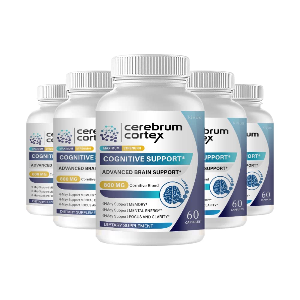 Kivus Cerebrum Cortex Cognitive Support Capsules, 300 Capsules