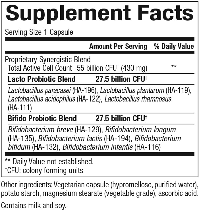Natural Factors Ultimate Probiotic Women's Ultra 55 Billion Probiotic Capsules, 30 Count