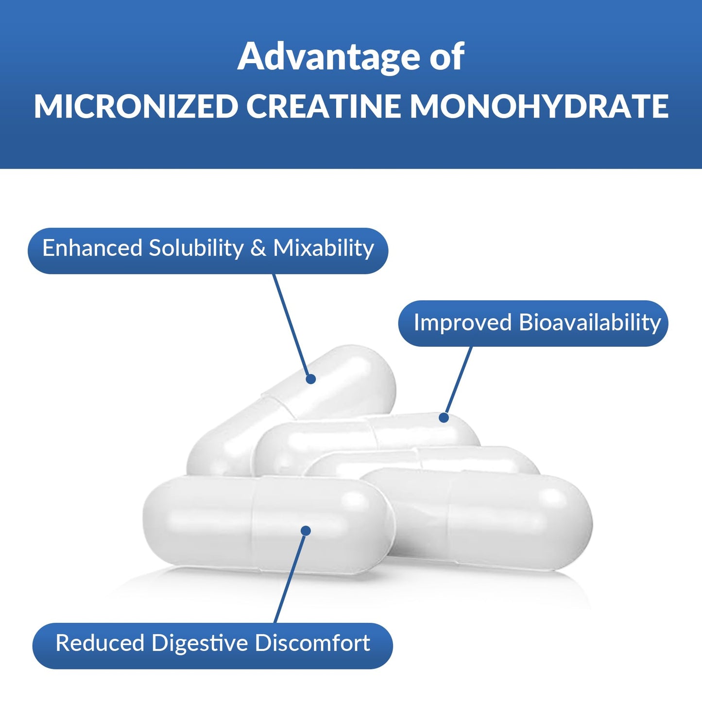 Nutribota Micronized Creatine Monohydrate, 150 Capsules