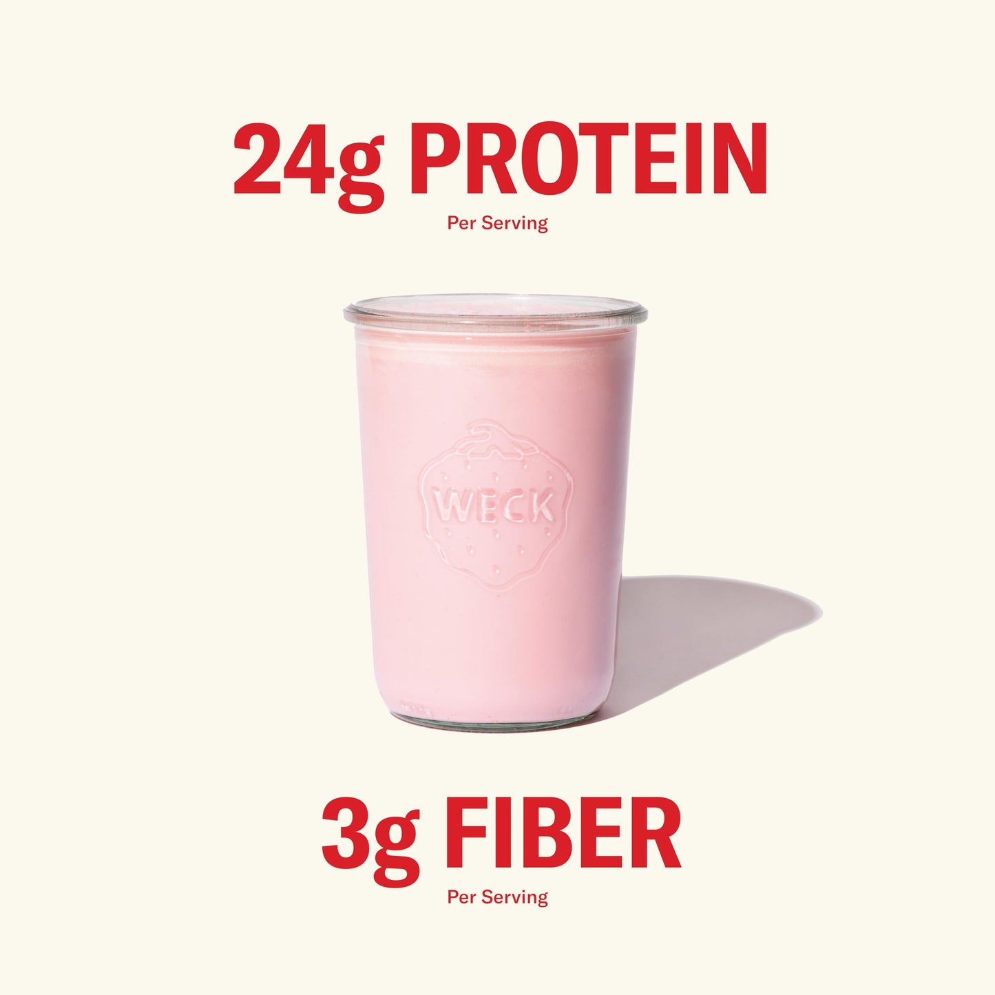 Ballerina Farm Grass Fed Whey Protein Powder Strawberry Crème 25.7 oz