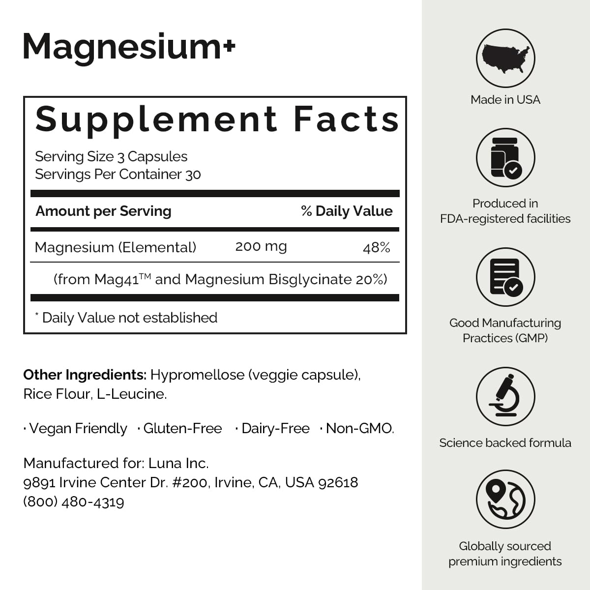 BIGVITA Magnesium+ 90 Capsules